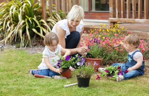 Garden recycling and sustainable maintenance in Old Oak Common